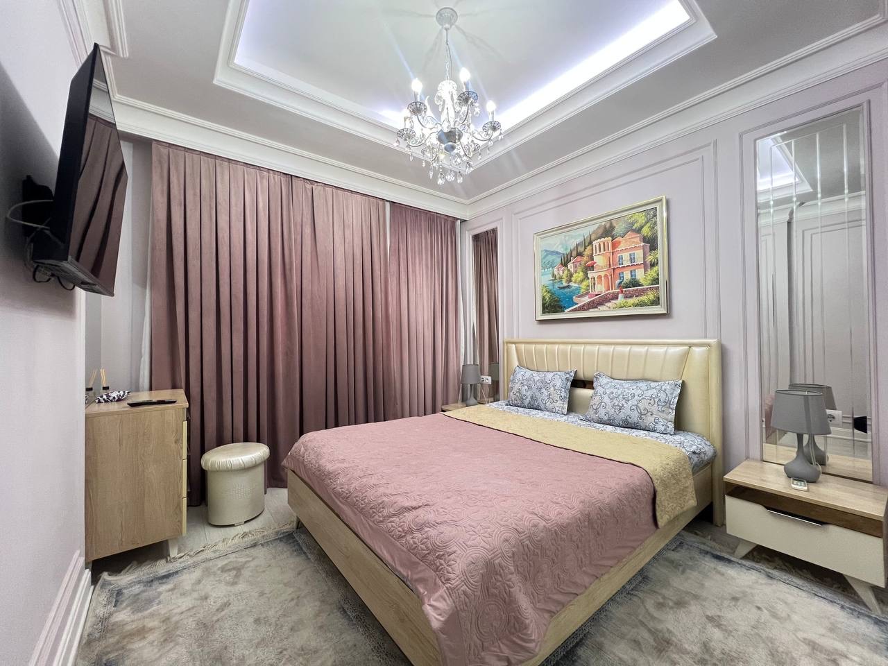 Аренда посуточно 2 комнатной квартиры Ташкент-Сити ЖК Gardens
